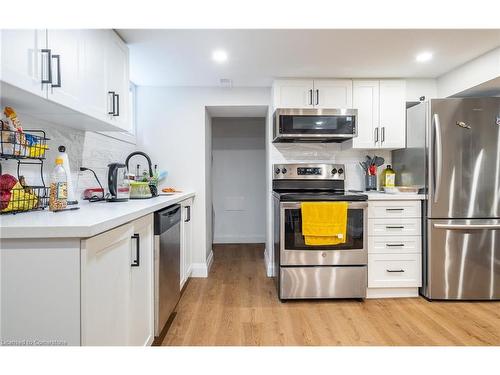 213 Inverness Avenue E, Hamilton, ON - Indoor Photo Showing Kitchen With Stainless Steel Kitchen With Upgraded Kitchen