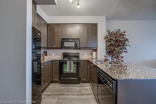 2202-90 Absolute Avenue, Mississauga, ON - Indoor Photo Showing Kitchen With Double Sink