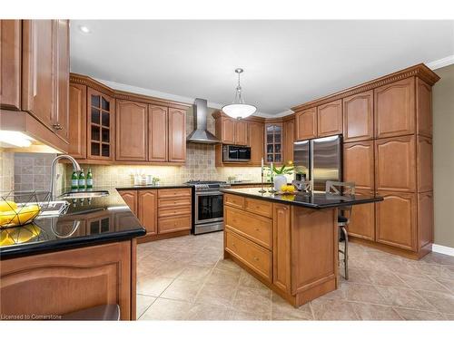 2354 Salcome Drive, Oakville, ON - Indoor Photo Showing Kitchen With Stainless Steel Kitchen