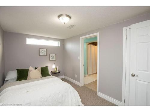 Lower-551 Barnaby Street, Hamilton, ON - Indoor Photo Showing Bedroom