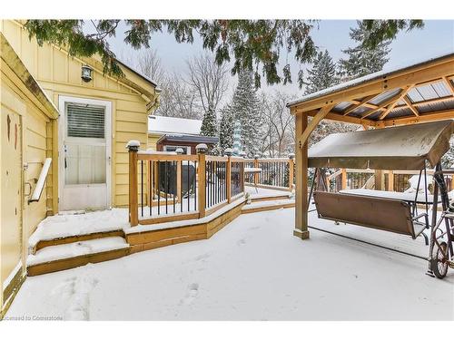 35 Academy Street, Ancaster, ON - Outdoor With Deck Patio Veranda With Exterior