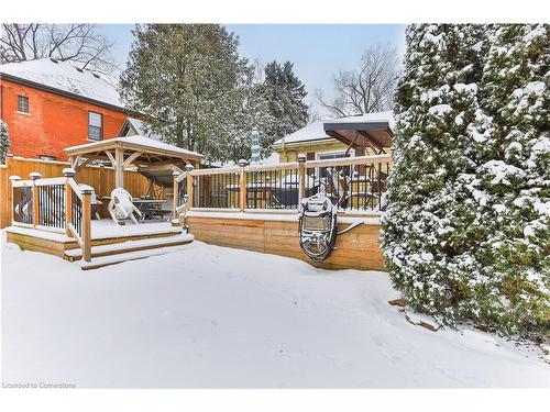 35 Academy Street, Ancaster, ON - Outdoor With Deck Patio Veranda