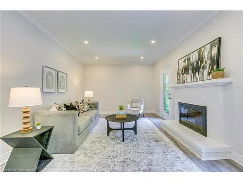 341 Acacia Court, Oakville, ON - Indoor Photo Showing Living Room With Fireplace