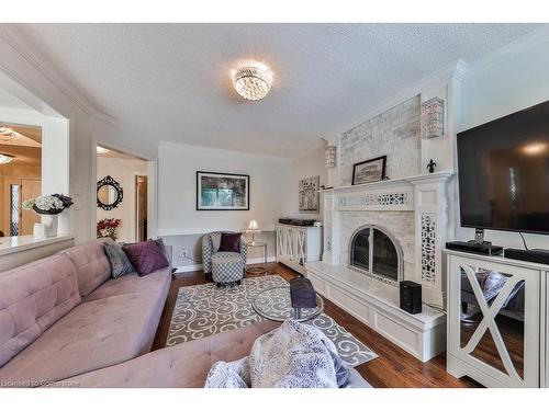 184 Warner Drive, Oakville, ON - Indoor With Fireplace