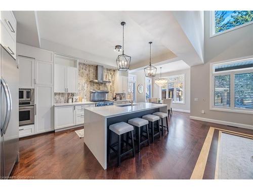 169 Orchard Drive, Ancaster, ON - Indoor Photo Showing Kitchen With Upgraded Kitchen