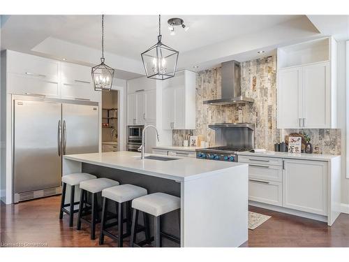 169 Orchard Drive, Ancaster, ON - Indoor Photo Showing Kitchen With Upgraded Kitchen