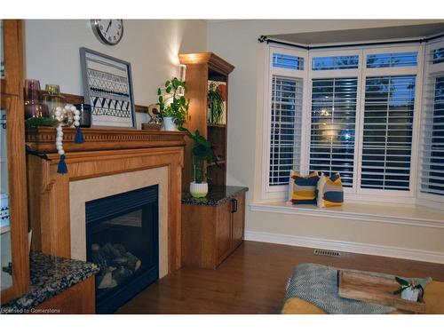 2295 Rochester Circle, Oakville, ON - Indoor Photo Showing Living Room With Fireplace