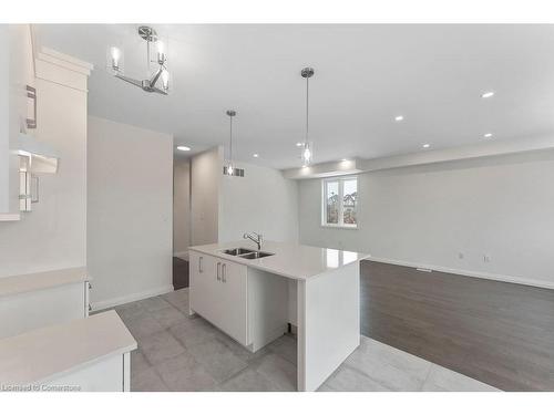 199 Alessio Drive, Hamilton, ON - Indoor Photo Showing Kitchen With Double Sink