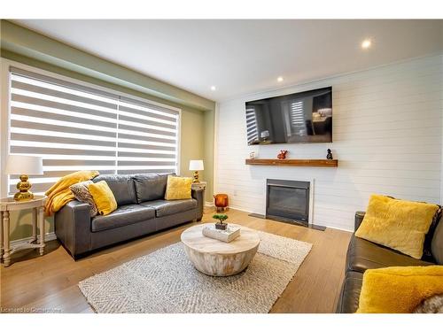 50 Fleming Crescent, Caledonia, ON - Indoor Photo Showing Living Room With Fireplace