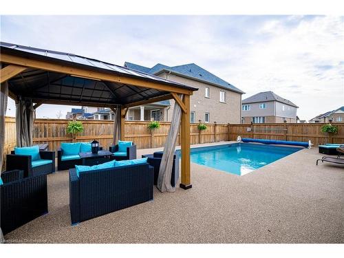 50 Fleming Crescent, Caledonia, ON - Outdoor With In Ground Pool With Exterior