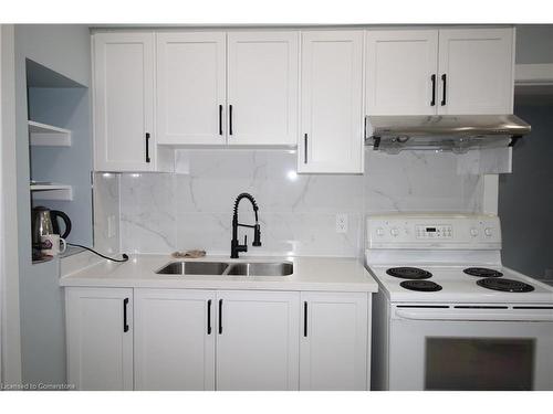 701 Wilson Street, Hamilton, ON - Indoor Photo Showing Kitchen With Double Sink