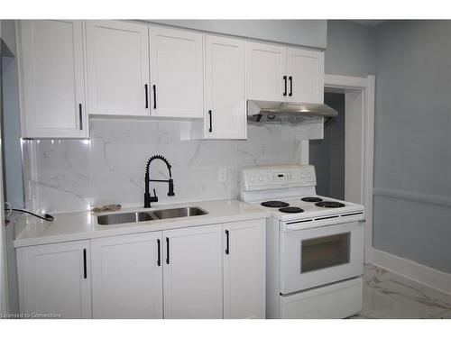 701 Wilson Street, Hamilton, ON - Indoor Photo Showing Kitchen With Double Sink