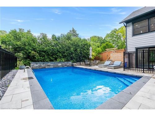 799 Cranston Court, Burlington, ON - Outdoor With In Ground Pool