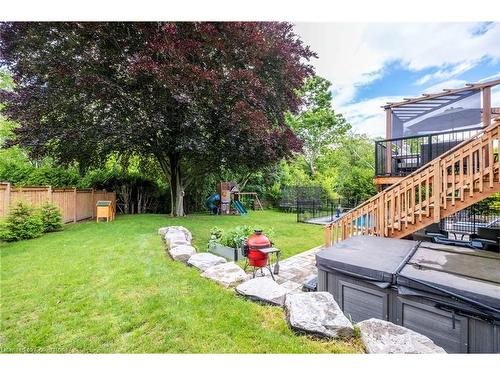 799 Cranston Court, Burlington, ON - Outdoor With Deck Patio Veranda With Backyard