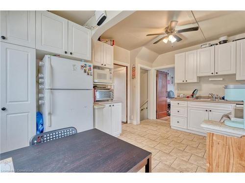 22 Norfolk Street N, Hamilton, ON - Indoor Photo Showing Kitchen With Double Sink