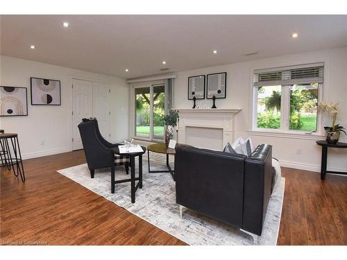 259 Mother'S Street, Glanbrook, ON - Indoor Photo Showing Living Room With Fireplace