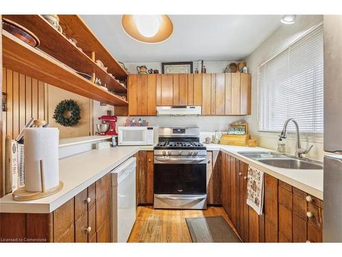 171 Old Ancaster Road, Hamilton, ON - Indoor Photo Showing Kitchen With Double Sink