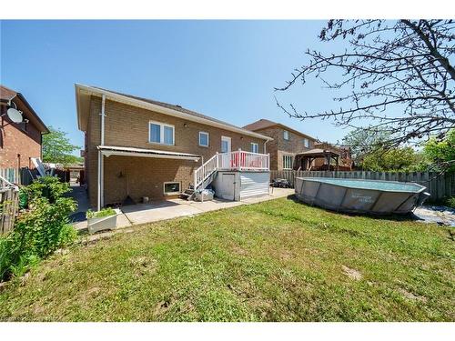 33 Tallman Street, Stoney Creek, ON - Outdoor With Above Ground Pool With Backyard With Exterior