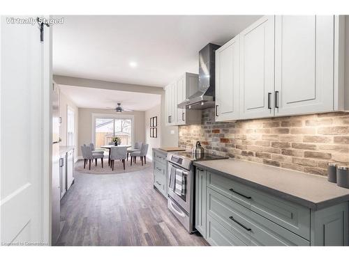 50 Whitfield Avenue, Hamilton, ON - Indoor Photo Showing Kitchen With Upgraded Kitchen