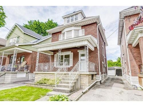 113 Kensington Avenue N, Hamilton, ON - Outdoor With Deck Patio Veranda With Facade