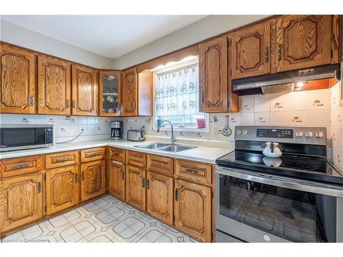 222 Wood Street E, Hamilton, ON - Indoor Photo Showing Kitchen With Double Sink