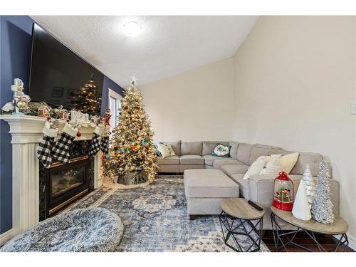 76 Redfern Avenue, Hamilton, ON - Indoor Photo Showing Living Room With Fireplace