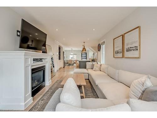 14 Bowsprit Avenue, Toronto, ON - Indoor Photo Showing Living Room With Fireplace