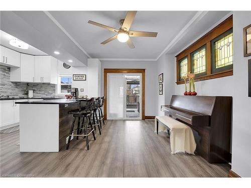 53 1/2 Robins Avenue, Hamilton, ON - Indoor Photo Showing Kitchen With Upgraded Kitchen