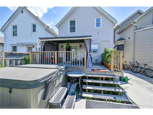 53 1/2 Robins Avenue, Hamilton, ON - Outdoor With Deck Patio Veranda With Exterior