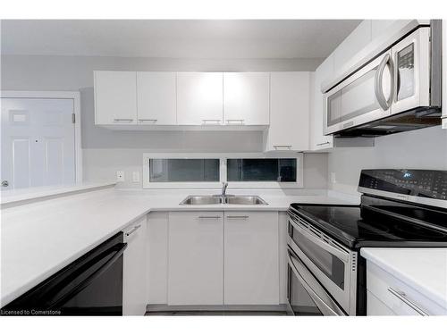 104-2040 Cleaver Avenue, Burlington, ON - Indoor Photo Showing Kitchen With Double Sink