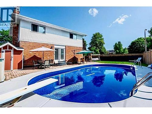 154 Hendrie Avenue, Burlington, ON - Outdoor With In Ground Pool