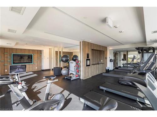 1604-335 Wheat Boom Drive, Oakville, ON - Indoor Photo Showing Gym Room