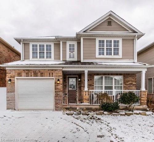 9 Lovell Crescent, Brantford, ON - Outdoor With Deck Patio Veranda With Facade