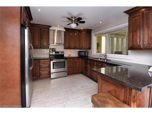 888 Mckenzie Road, Oneida, ON - Indoor Photo Showing Kitchen With Double Sink