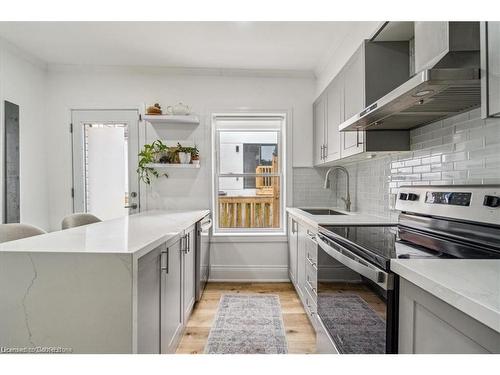 491 Ferguson Avenue N, Hamilton, ON - Indoor Photo Showing Kitchen With Upgraded Kitchen