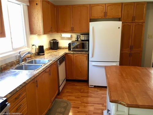 3497 Marion Court, Burlington, ON - Indoor Photo Showing Kitchen With Double Sink