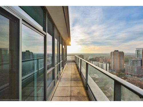 2201-1 Hurontario Street, Mississauga, ON - Outdoor With Balcony With View With Exterior