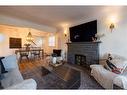 182 Huxley Avenue S, Hamilton, ON  - Indoor Photo Showing Living Room With Fireplace 