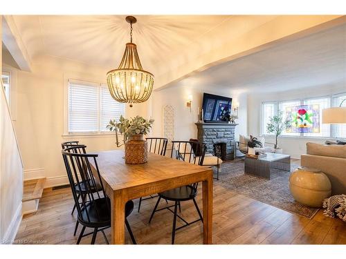 182 Huxley Avenue S, Hamilton, ON - Indoor Photo Showing Other Room With Fireplace