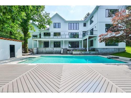 62 Melrose Drive, Niagara-On-The-Lake, ON - Outdoor With In Ground Pool With Deck Patio Veranda