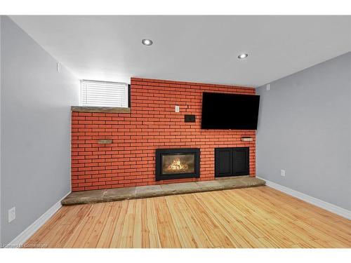 221 Gray Road, Stoney Creek, ON - Indoor With Fireplace