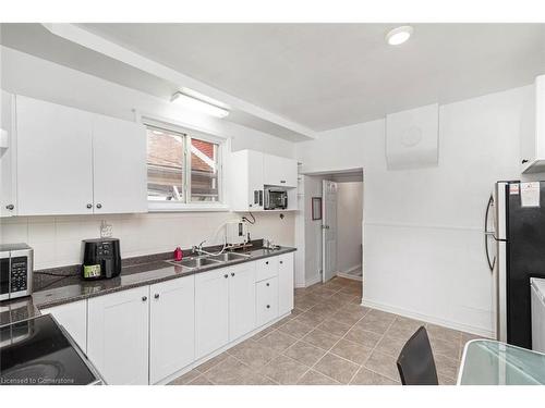 47 Clyde Street, Hamilton, ON - Indoor Photo Showing Kitchen With Double Sink