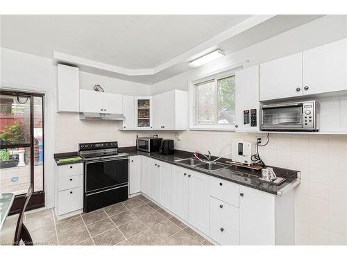 47 Clyde Street, Hamilton, ON - Indoor Photo Showing Kitchen With Double Sink