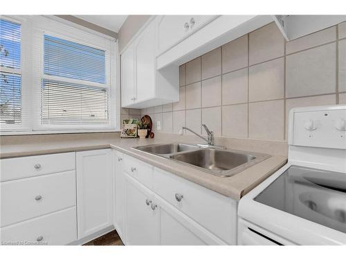 14 Walter Avenue S, Hamilton, ON - Indoor Photo Showing Kitchen With Double Sink