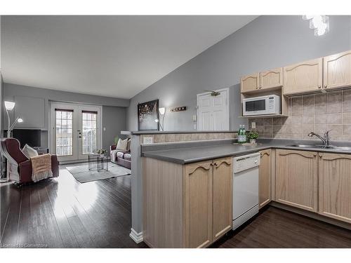 404-4015 Kilmer Drive, Burlington, ON - Indoor Photo Showing Kitchen With Double Sink