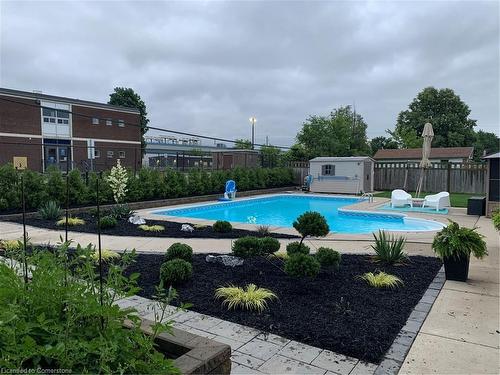 55 Deschene Avenue, Hamilton, ON - Outdoor With In Ground Pool With Backyard