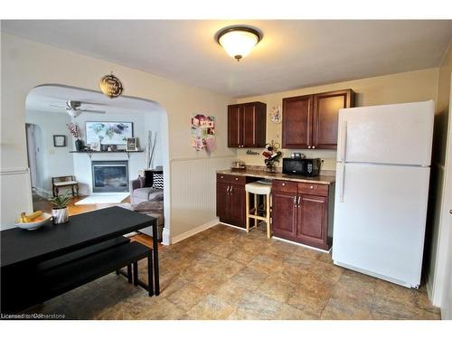 177 Erie Street, Port Colborne, ON - Indoor Photo Showing Kitchen With Fireplace