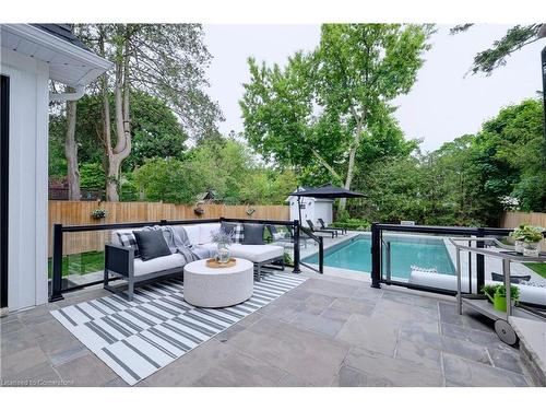 179 Douglas Avenue, Oakville, ON - Outdoor With In Ground Pool With Deck Patio Veranda