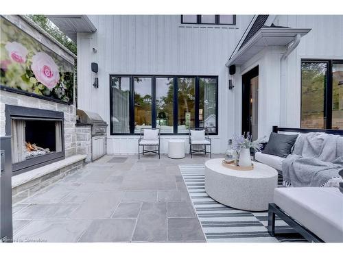 179 Douglas Avenue, Oakville, ON -  Photo Showing Living Room With Fireplace