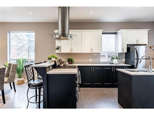 57 Century Street, Hamilton, ON - Indoor Photo Showing Kitchen With Double Sink